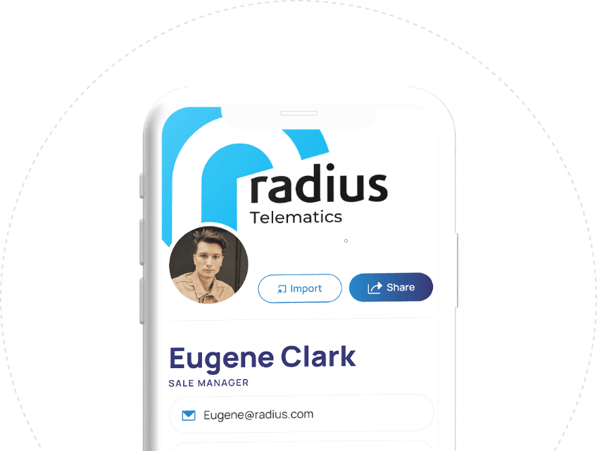 digital business card Eugene Clark Phone