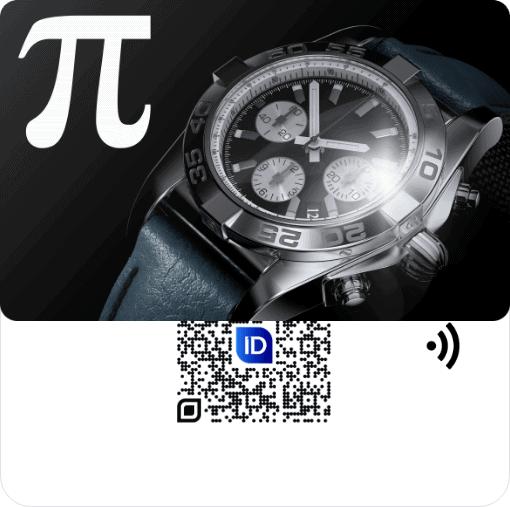 pi qr code nfc business card